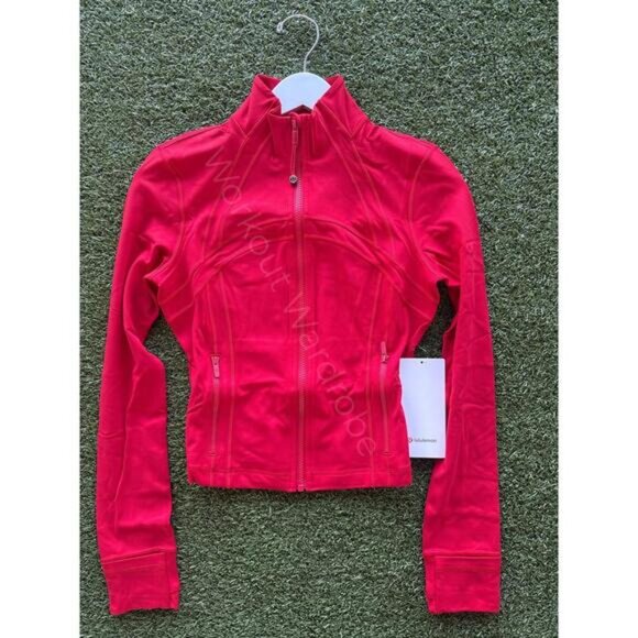 lululemon athletica Jackets & Blazers - Define Cropped Jacket Nulu - Oxford Red